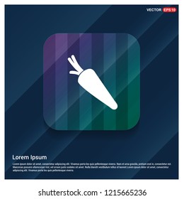 Vegetable carrot icon - Free vector icon