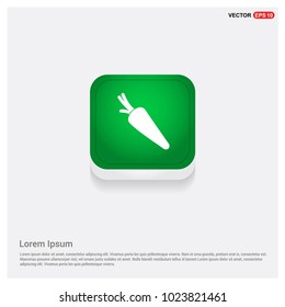 Vegetable carrot iconGreen Web Button