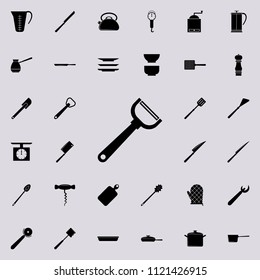 vegetable cleaning icon. Detailed set of kitchen tools icons. Premium quality graphic design sign. One of the collection icons for websites, web design, mobile app on colored background