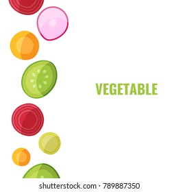 Vegetable collection. Vegan food