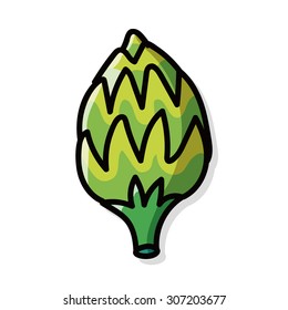 vegetable color doodle