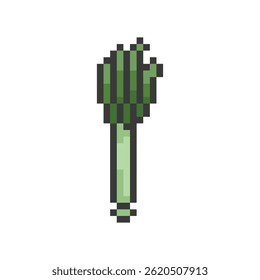 Vegetal Cute Retro Pixel Art