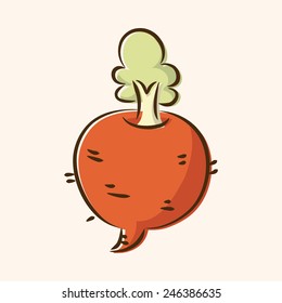 vegetable flat icon elements,eps10