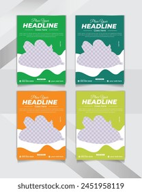vegetable flyer and food poster multipurpose design template