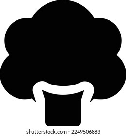 ilustración de brócoli vegetal de estilo plano