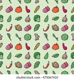 Vegetable and fruit icons set,eps10