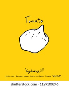 Vegetable and fruit illustrations / Hand drawn food ingredients - vector