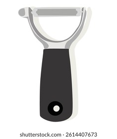 vegetable and fruit skin peeler vector illustration