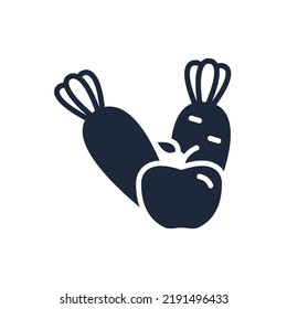 vegetable garden icons  symbol vector elements for infographic web