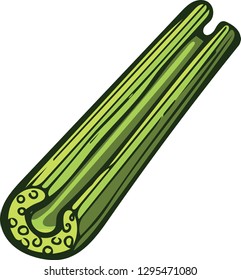 Vegetable - Green Celery Cut
