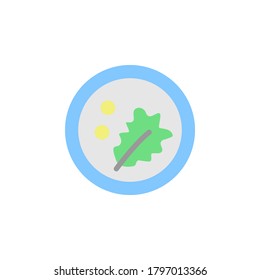 Icono de verduras vegetales. Elementos simples de los vectores de color de los íconos de comida vegetariana para ui y ux, sitio web o aplicación móvil