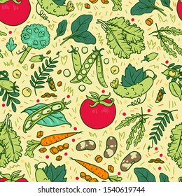 Vegetable hand drawn vector illustrations set. Vegan dishes. Cucumber, tomato, pumpkin stickers. Healthy nutrition. Organic and natural products. Salad leaves and veggies handdrawn icons collection