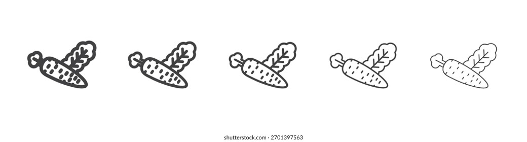 Diseño de icono vegetal, logotipo, App, UI. Ilustración vectorial, EPS