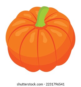 Vegetable icon in isometric style, editable design 