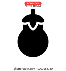 vegetable icon or logo isolated sign symbol vector illustration - high quality black style vector icons

