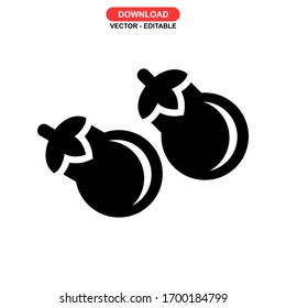 vegetable icon or logo isolated sign symbol vector illustration - high quality black style vector icons
