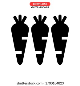 vegetable icon or logo isolated sign symbol vector illustration - high quality black style vector icons
