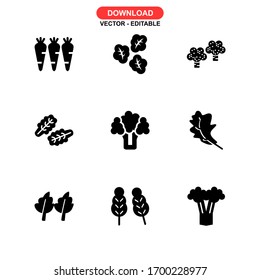 vegetable icon or logo isolated sign symbol vector illustration - Collection of high quality black style vector icons
