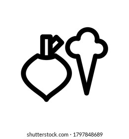vegetable icon or logo isolated sign symbol vector illustration - high quality black style vector icons
