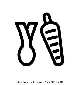 vegetable icon or logo isolated sign symbol vector illustration - high quality black style vector icons
