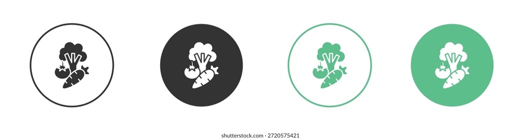 Pictogramas de iconos vegetales. Vector EPS 10