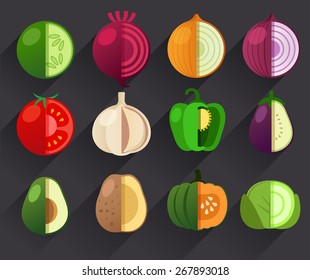 Vegetable Icon Set