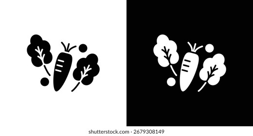 ícone vegetal símbolo ilustração design doodle