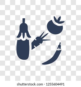 Vegetable icon. Trendy Vegetable logo concept on transparent background from Agriculture Farming and Gardening collection