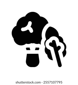 vegetable icon. vector glyph icon for your website, mobile, presentation, and logo design.