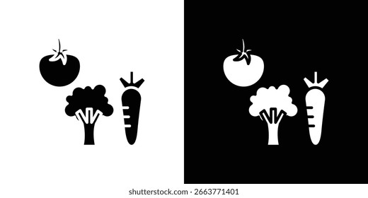Vegetable icon vector illustration - Collection of high quality black style vector icons
