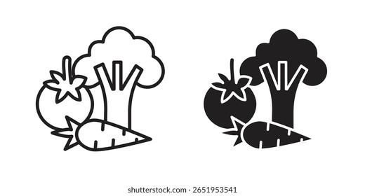 Vegetable icon vector, Symbol, logo illustrations