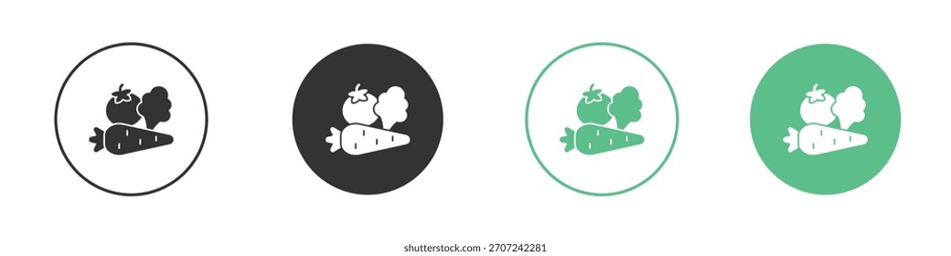 Vector de icono vegetal, símbolo, ilustraciones de logotipo