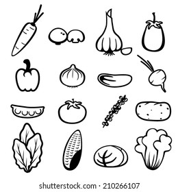 Vegetable icons