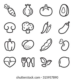 Vegetable icons