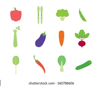 Vegetable icons