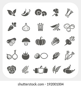 Vegetable Icons Set