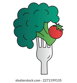 Elemento de diseño de ilustración vegetal para sitio web, aplicaciones, icono, componente, impresión, documento, diseño de afiches.