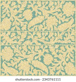 vegetable indian ornament vector illustration. Flower pattern retro