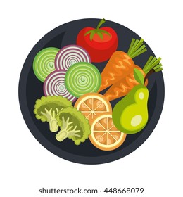 Vegetable isolated icon graphic design, vector illustration.