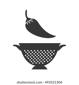 vegetable and kitchen colander