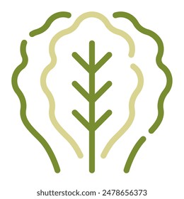 Vegetable Leafy Icon for web, app, infographic etc