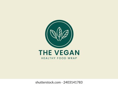 vegetable logo vector icon illustration