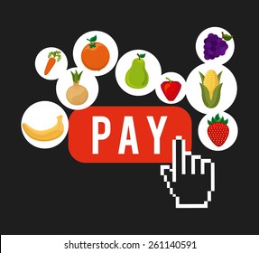 vegetable market  design, vector illustration eps10 graphic 