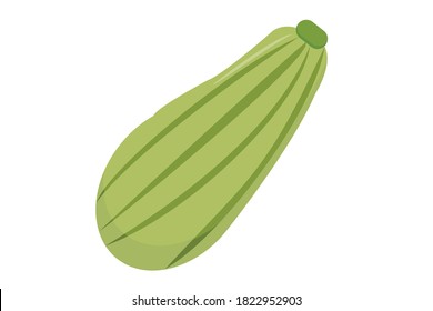 Vegetable Marrow with Alphabet V