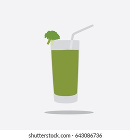 Vegetable milkshake icon, vector illustration design. Drinks collection.