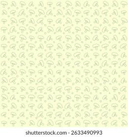 Vegetable motif pattern lineart style broccoli, vector design