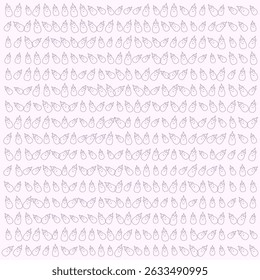 Projeto de vetor de berinjela roxa estilo linearte de motivo vegetal