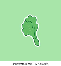 Vegetable mustard decal vektor design