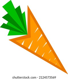 Vegetable organic food healthy fresh natural and market themes Vector illustration, carrot design.