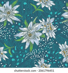 Edelweiss Pattern のイラスト素材 画像 ベクター画像 Shutterstock